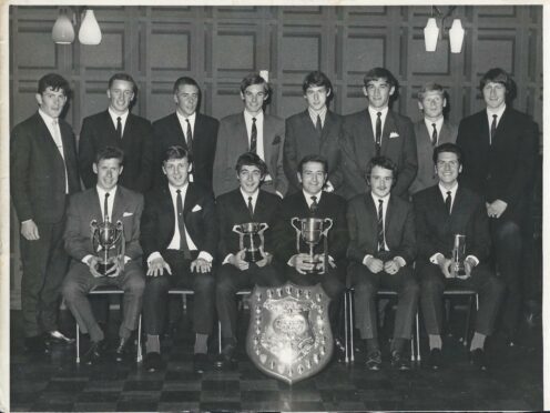 Willie Pennycook, later known as Bill, shown front row third from right. Photo courtesy of Scone Thistle FC.