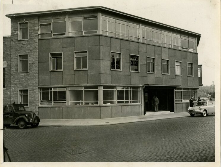 The new HQ of Charles Alexander and Partners Ltd. at Old Ford Road, Aberdeen in 1960.