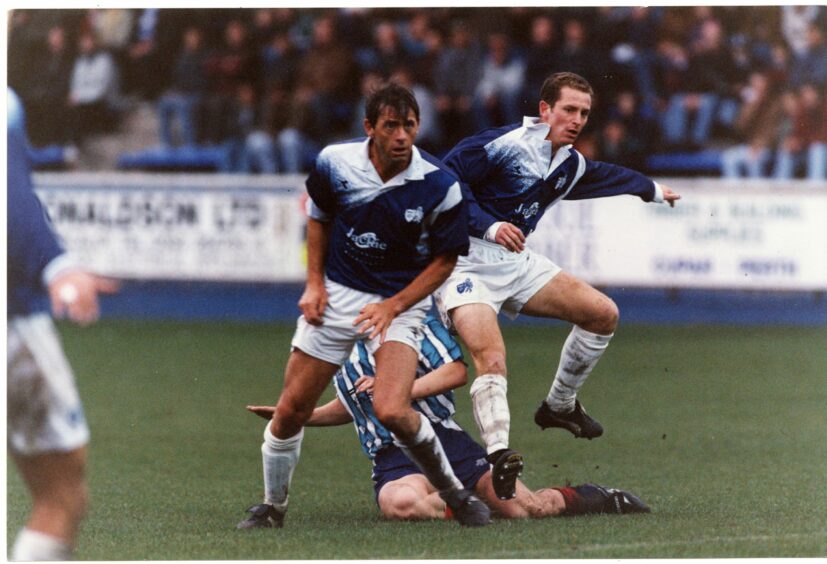 David Narey playing for Raith Rovers