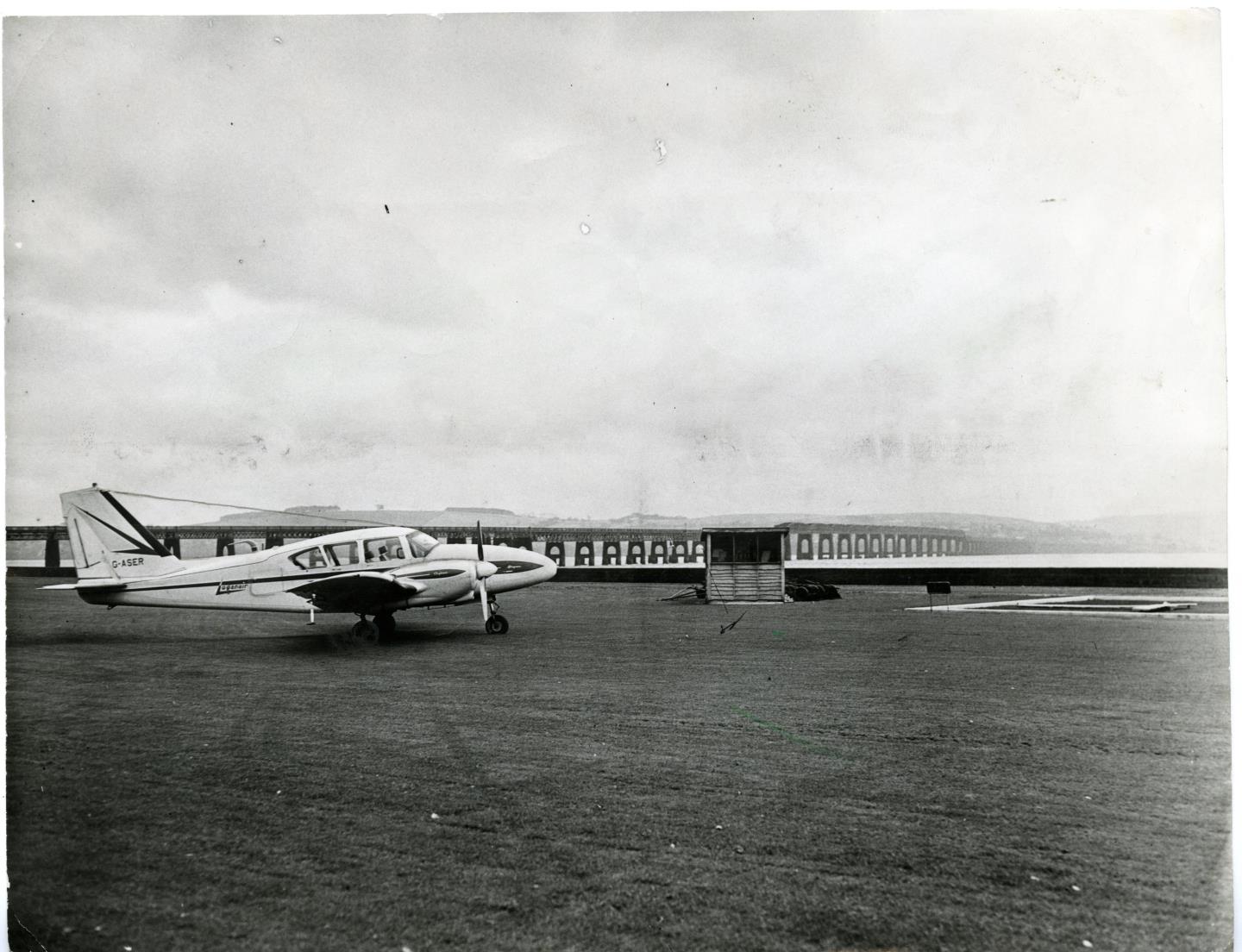 Riverside airstrip in 1965.