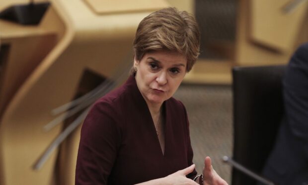 Nicola Sturgeon said Scotland is being treated like "something on the sole of Westminster's shoe" as she responded to Conservative Party infighting.