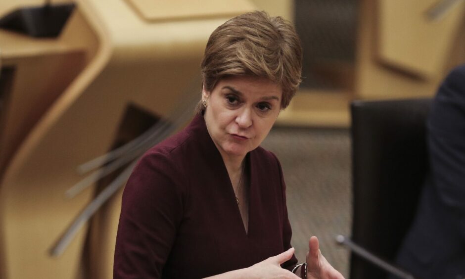 First Minister Nicola Sturgeon