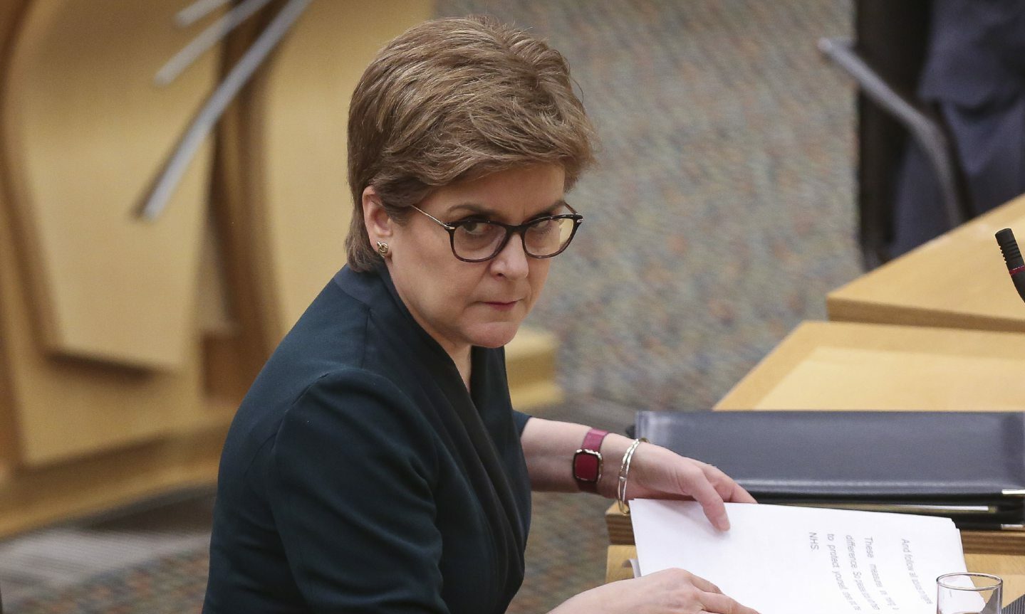 image of Nicola Sturgeon at Hollyrood