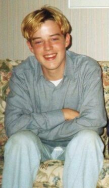 Teenage Mark Rowson.