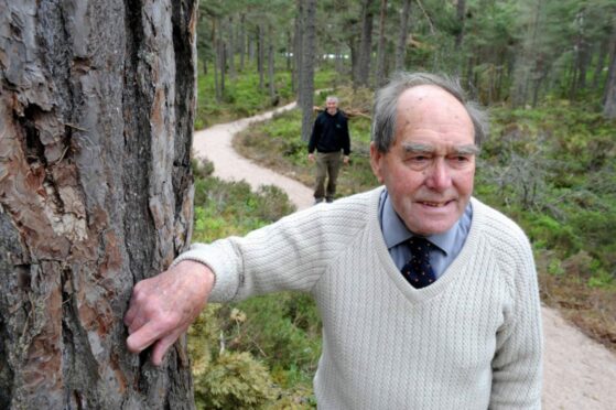 Alistair McCook pictured on McCook path.