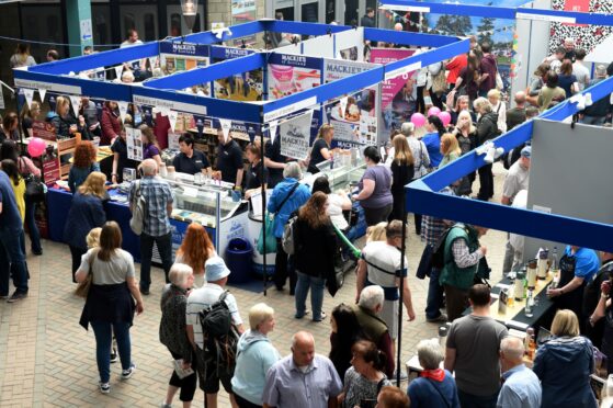 Taste of Grampian in 2019 at its former venue Thainstone Centre, Inverurie.