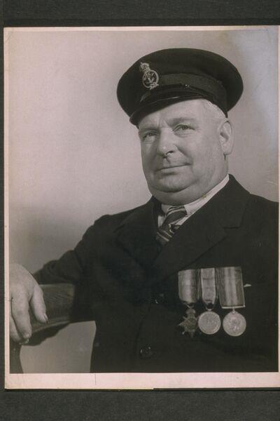 Peterhead coxswain John B McLean won the "Lifeboat VC" in 1942.