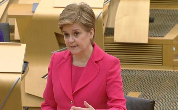 First Minister Nicola Sturgeon