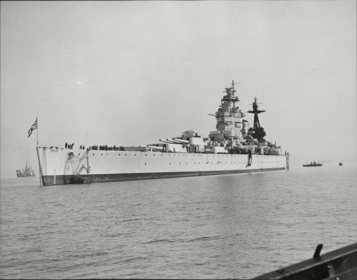 HMS Nelson in 1947. ANL/Shutterstock.