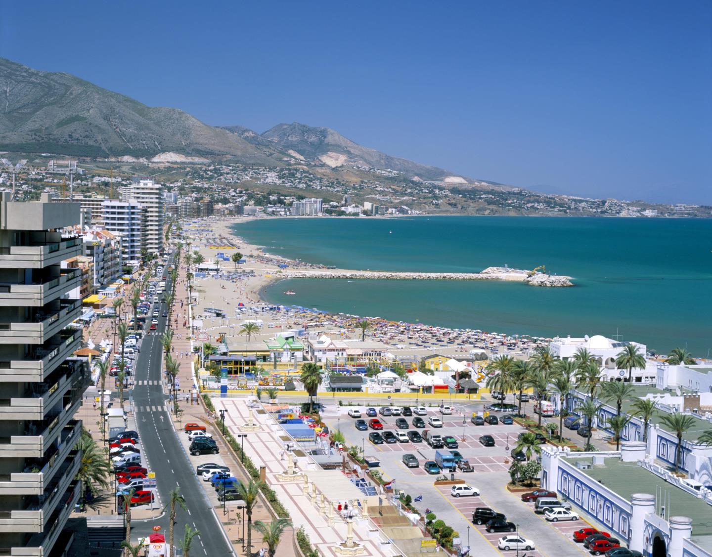 The Fuengirola coastline