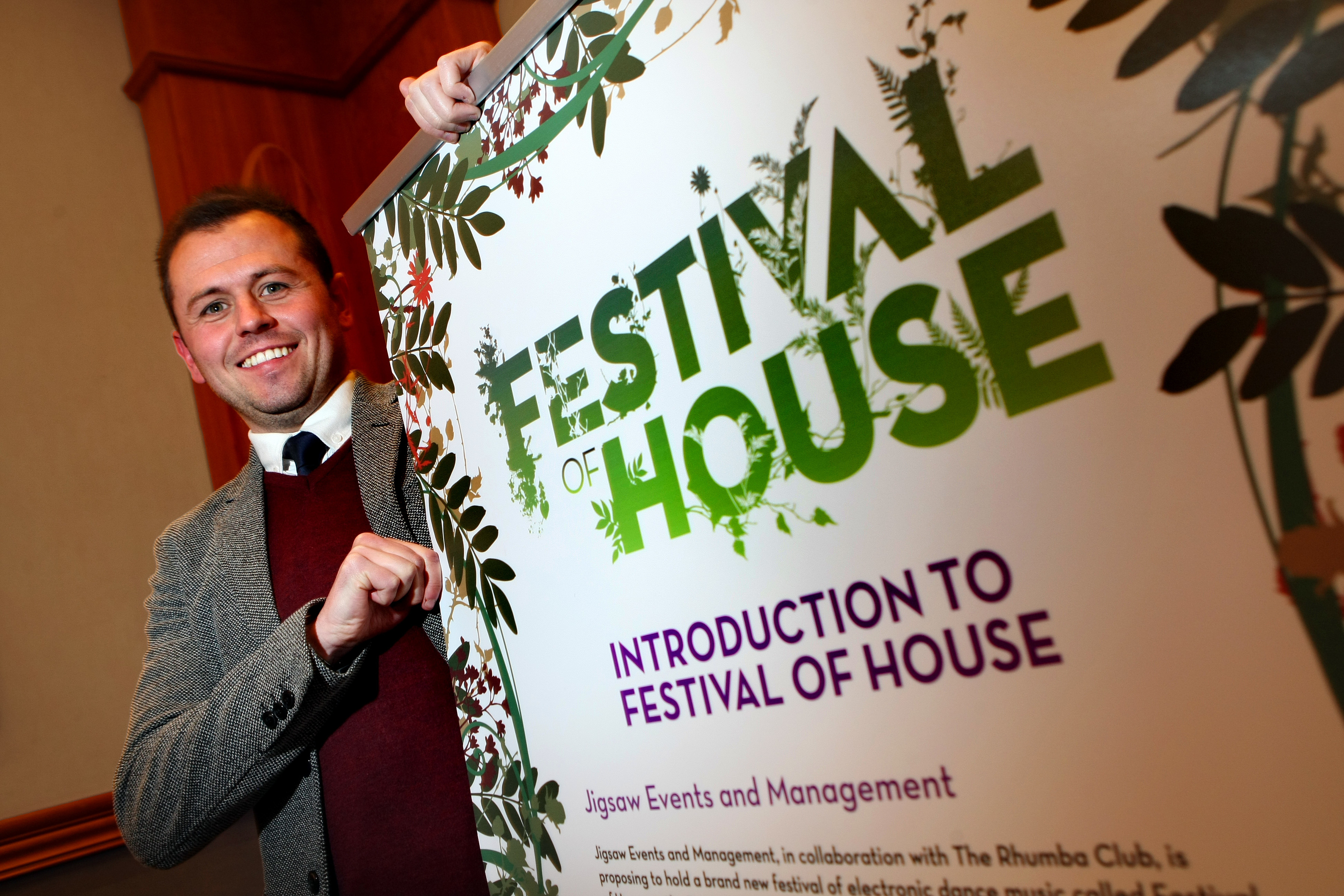 Angus Festival of House director Craig Blyth at a public consultation event in February.