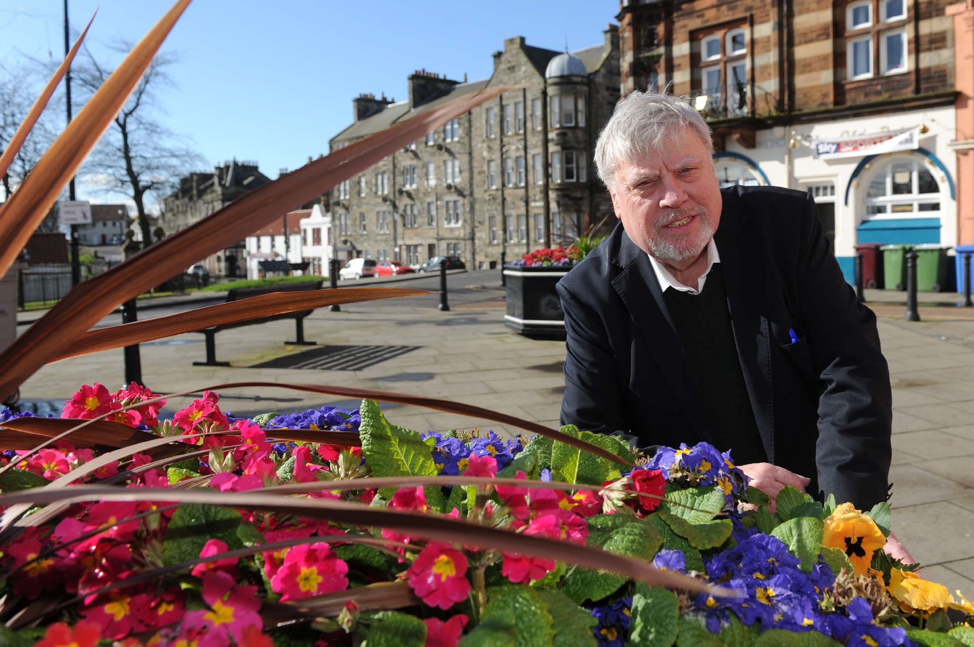 Councillor George Kay in Bu