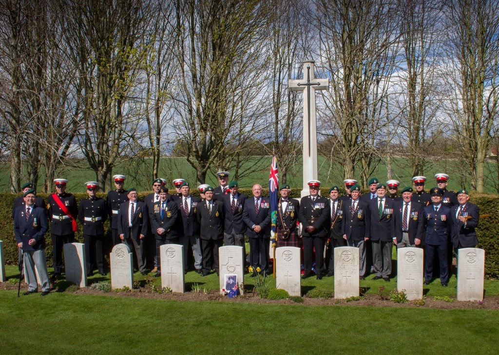 An Anzac memorial ceremony in Arbroath.