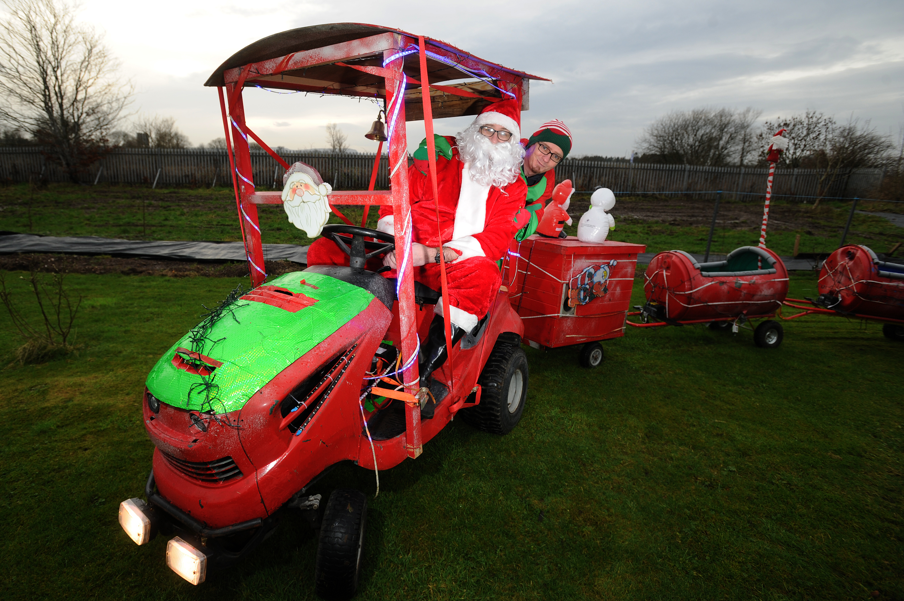 The Cardenden Santa Train.