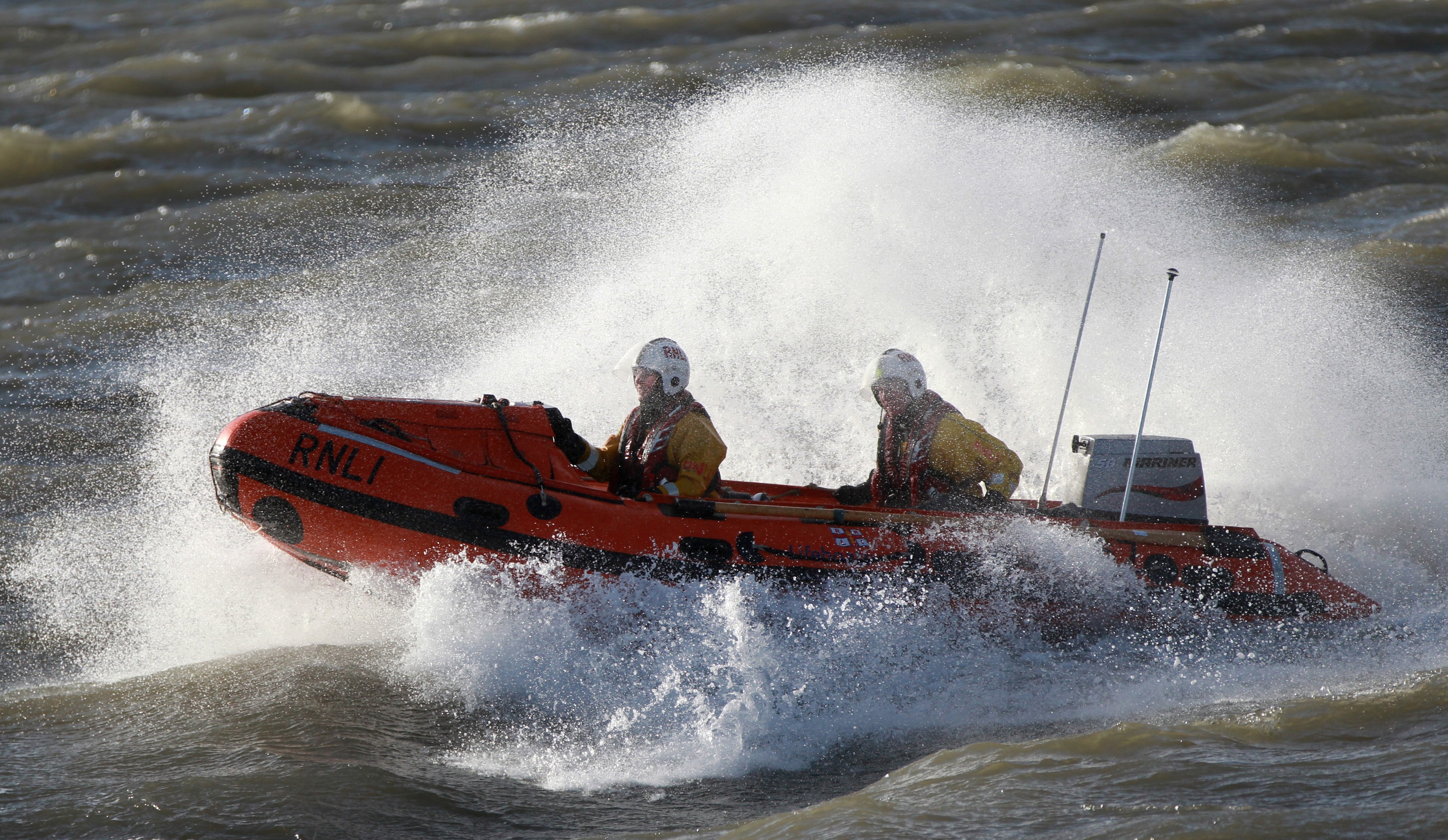 The RNLI attended the scene on Thursday evening