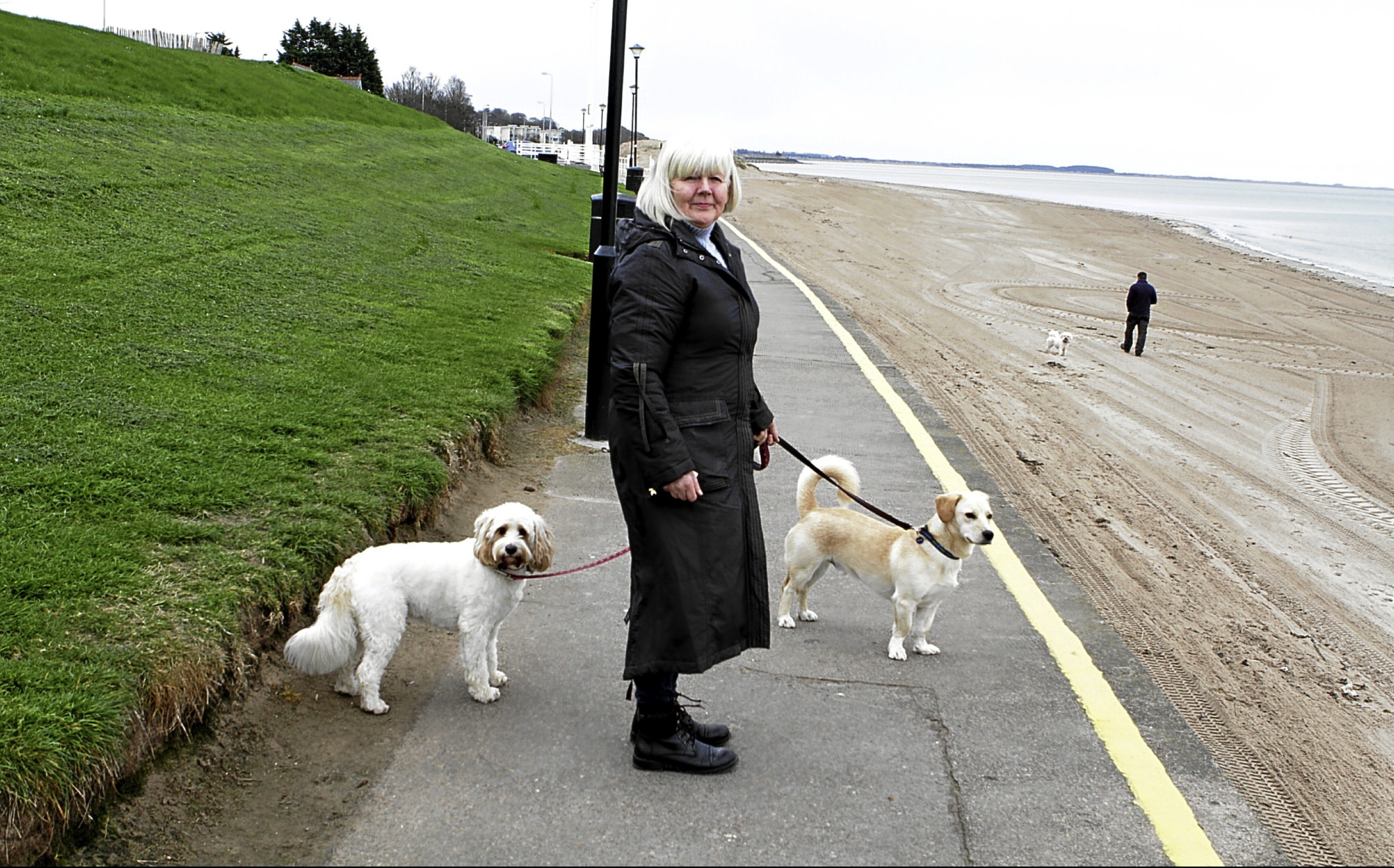 Lesley-Anne McLuckie on the Esplanade.