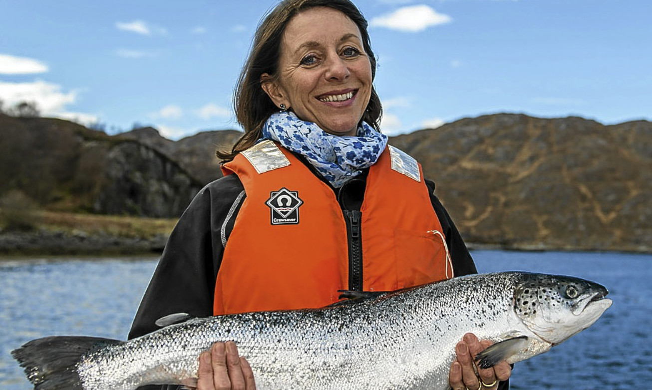 Anne McColl , chairman of the Scottish Salmon Producers Organisation.