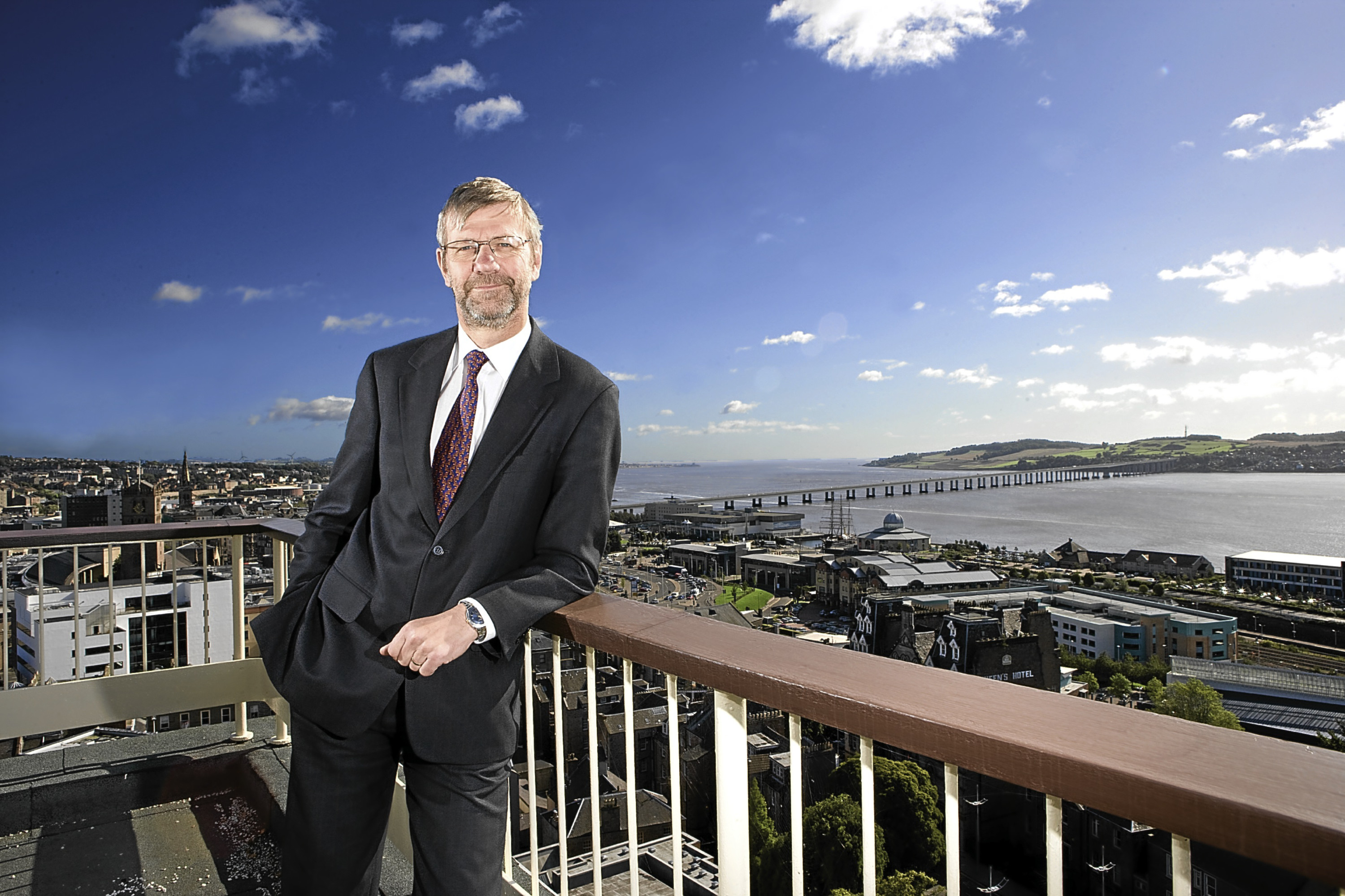 Prof Sir Pete Downes , principal of Dundee University