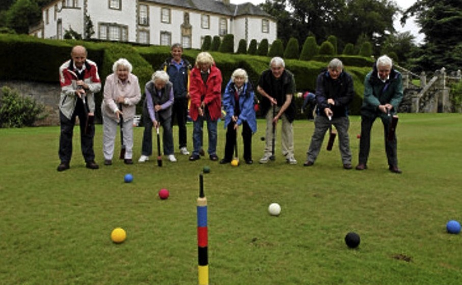 Fife Croquet Club members enjoy a game in previous season