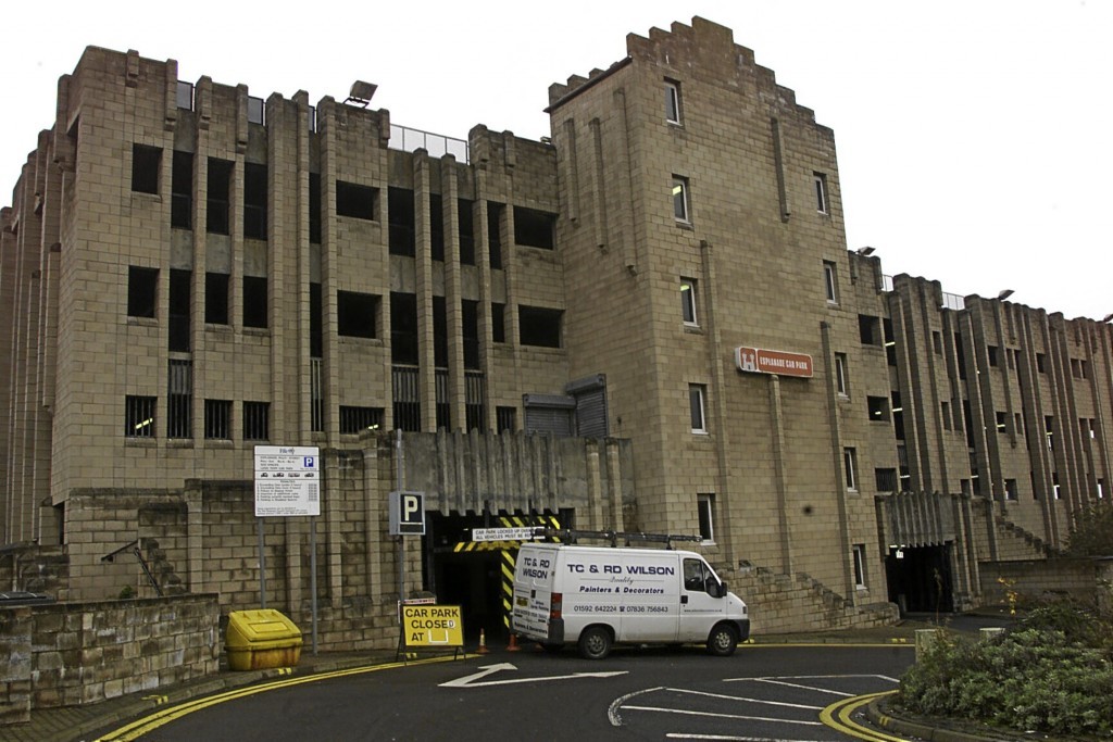 One of the unsightly Kirkcaldy Esplanade car parks