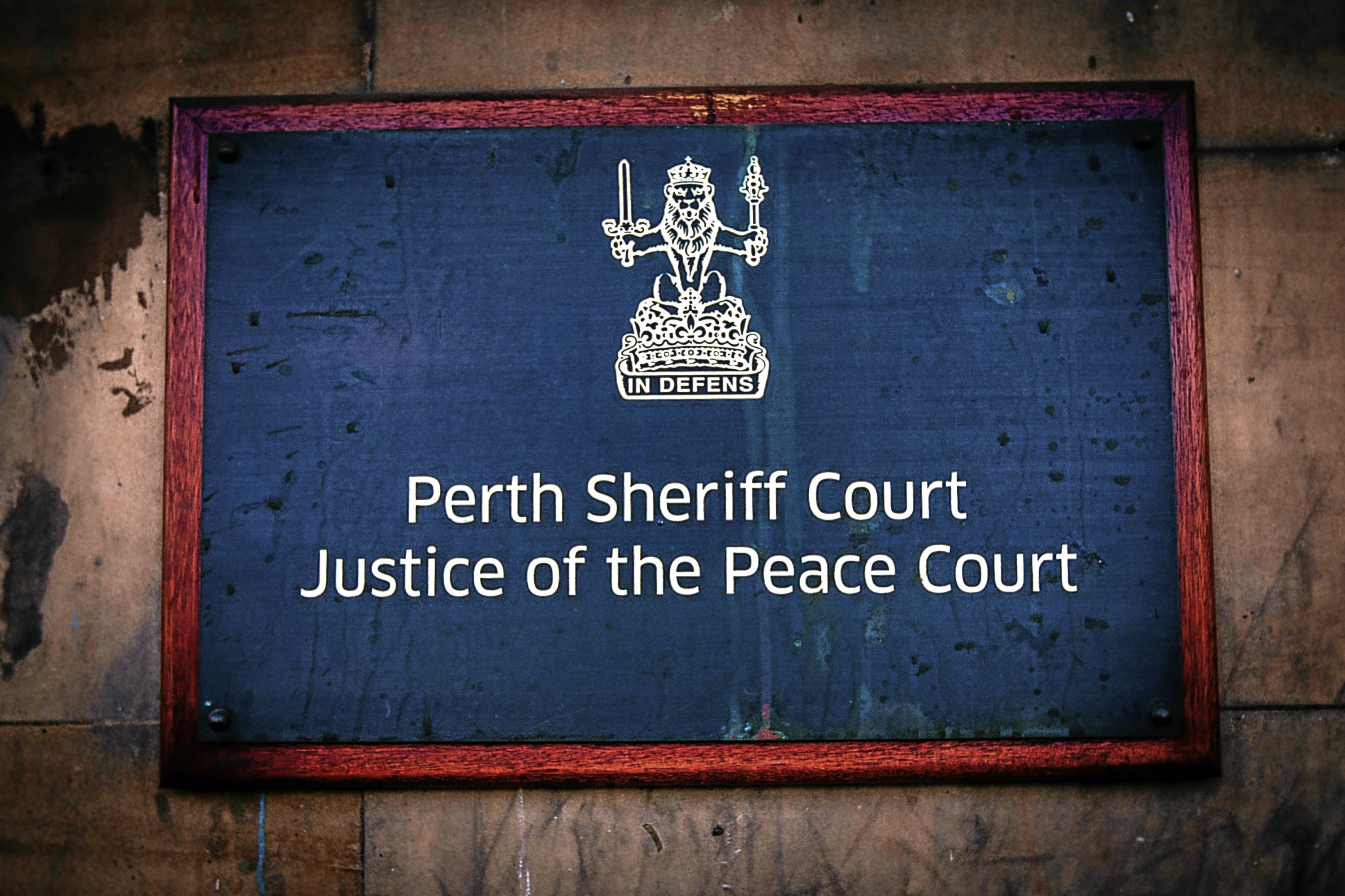 Perth Sheriff Court.