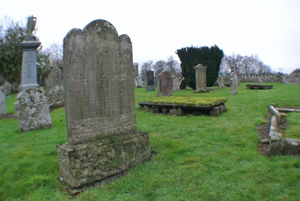 James Croll's gravestone in Cargill Cemetery.