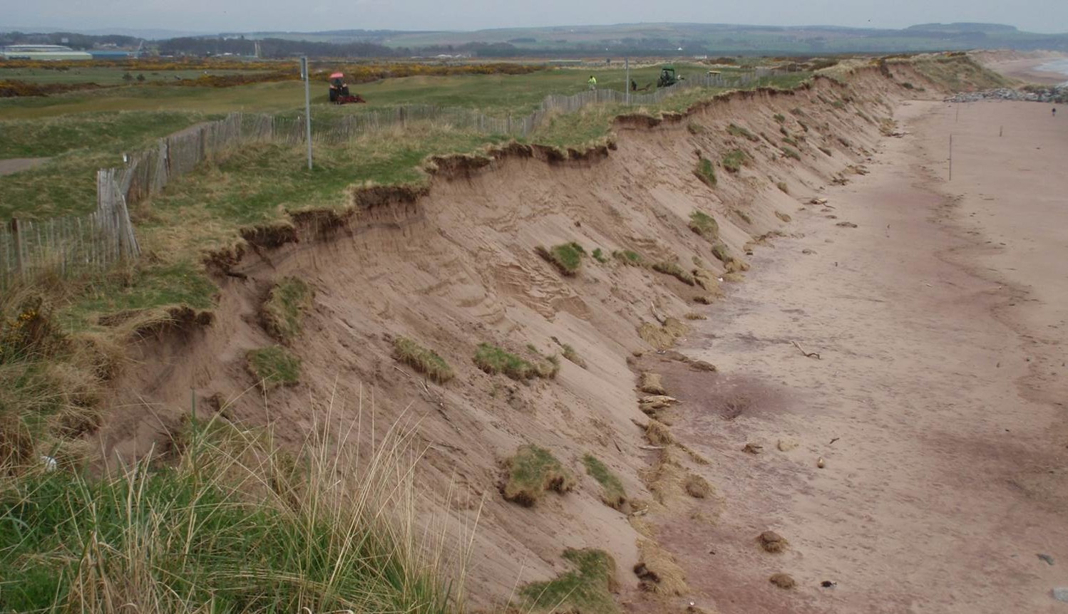 The erosion at Montrose threatens the golf course's long-term future.