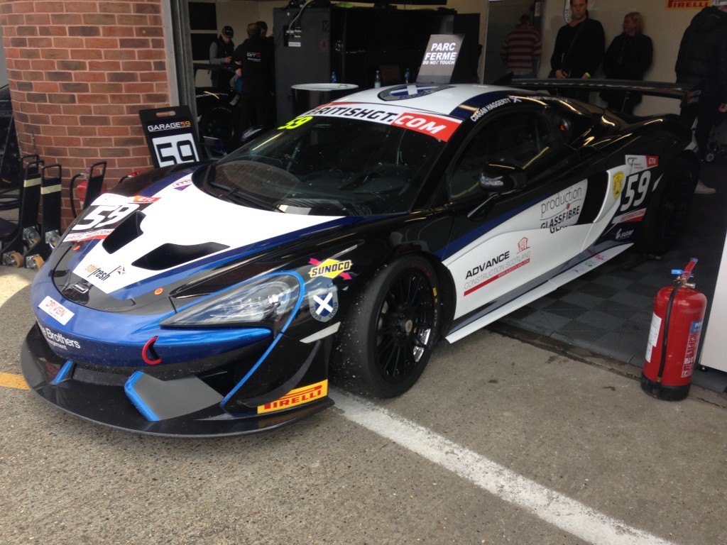 The Ecurie Ecosse McLaren 570S GT4