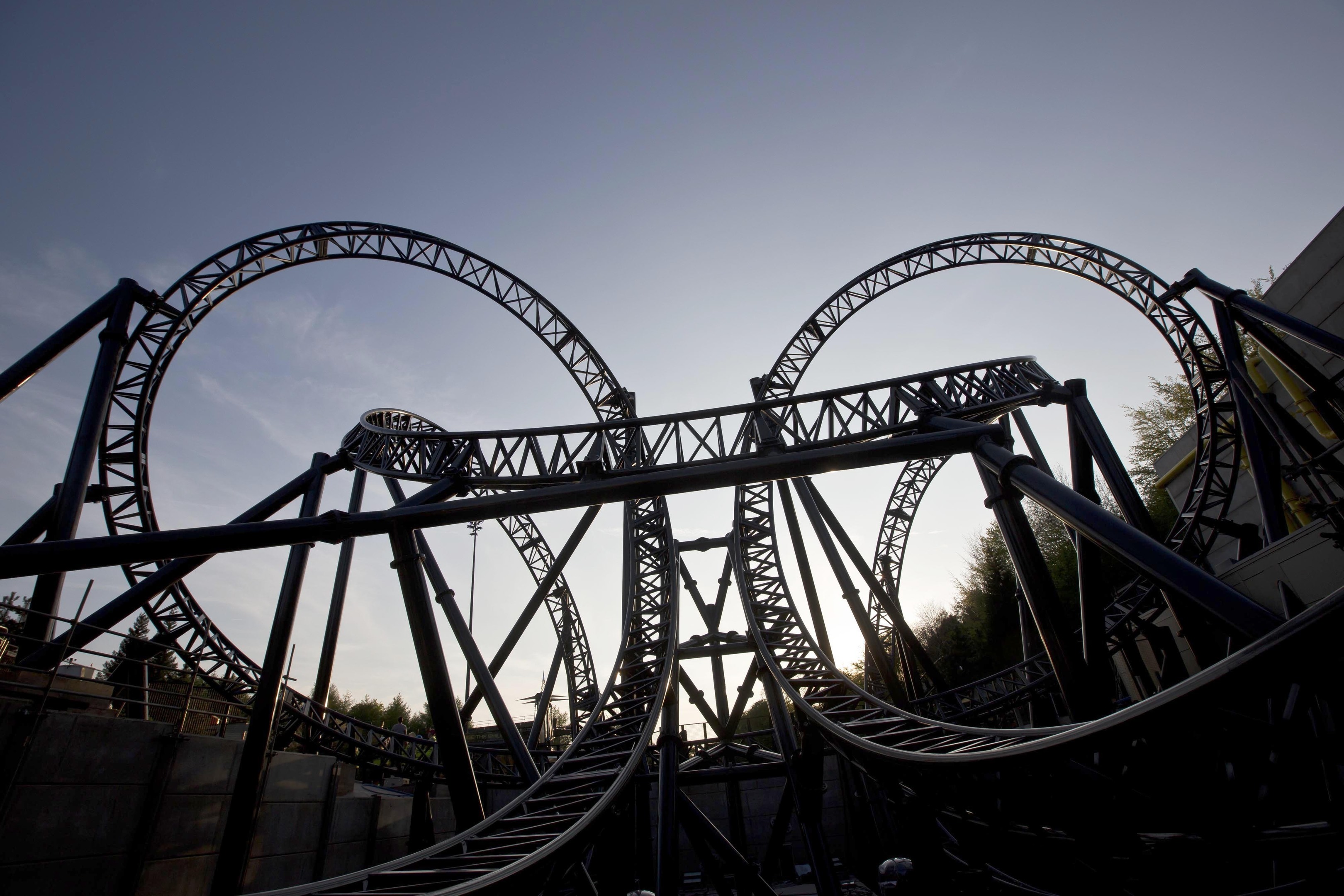 The Smiler ride at Alton Towers.