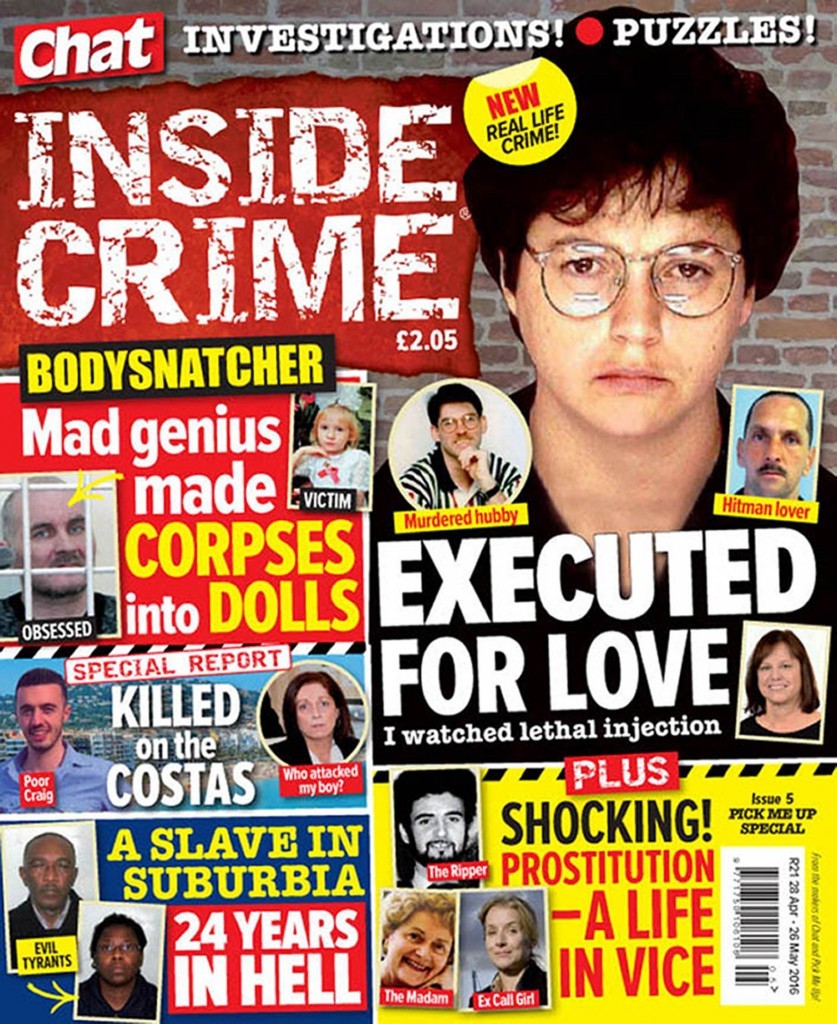 Craig's parents story is featured in Inside Crime magazine.
