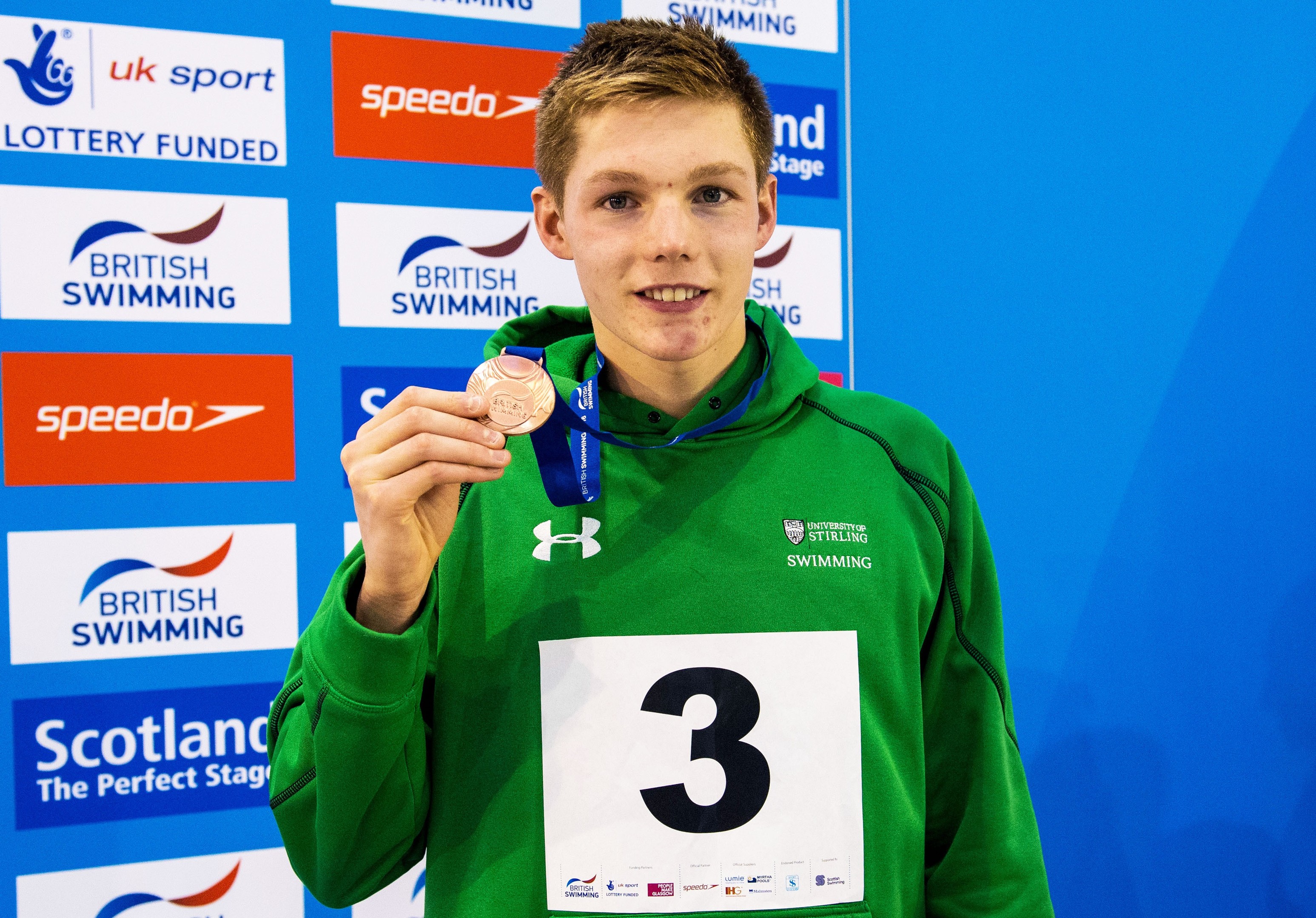 Duncan Scott wins bronze in the mens 200m.