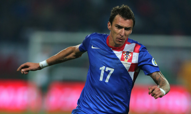 Croatia's Mario Mandzukic is one of Europe's top strikers.