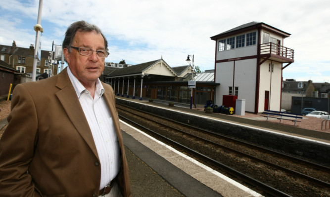 Broughty Ferry Community Council chairman George Ferguson believes the signs are good for the future of the railway station.