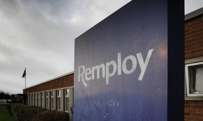 Uncertain future: the Remploy factory in Leven.