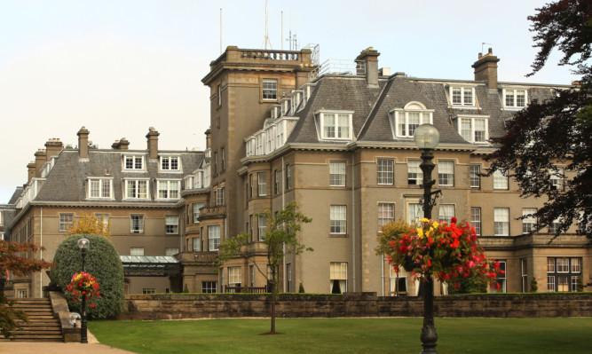 Gareth Jones dropped the money at the Gleneagles Hotel.