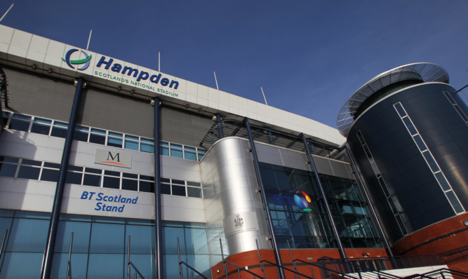 The vote was held at Hampden Park.