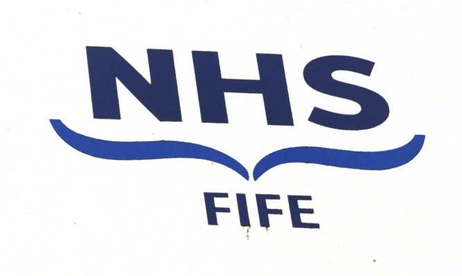 Kim Cessford - 18.04.13 - FOR FILE - pictured is the sign at the entrance to Queen Margaret Hospital, Dunfermline showing the NHS Fife logo