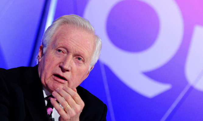 Question Time host David Dimbleby.