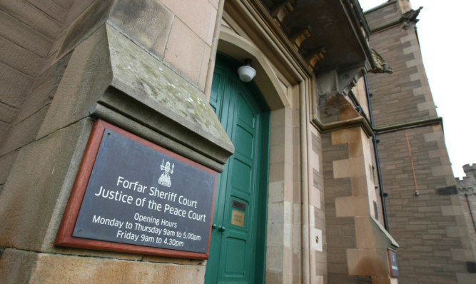 Forfar Sheriff Court.