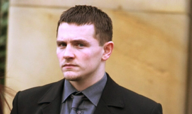 PC Gary Johnston leaving court on Thursday after being found not guilty.