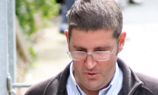 Allan Debenham leaves South Somerset Magistrates' Court in Yeovil.