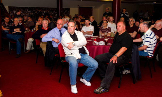 Foundation of Hearts meeting at Tynecastle on Monday.