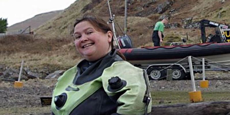 Collect Pic Alan Richardson Dundee Pix-Ar.co.uk  
Kim Eberst Diver who died near Forth Coastguard's base at Fifeness