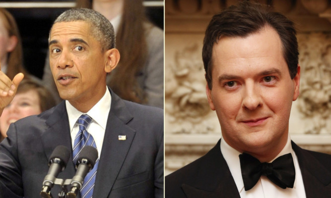 President Obama apologised to Mr Osborne for his repeated mistake.