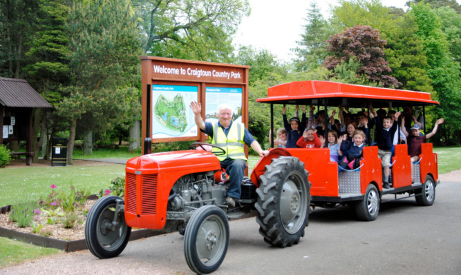 On the road again: Puffin Billy will once more offer people a ride around the park.