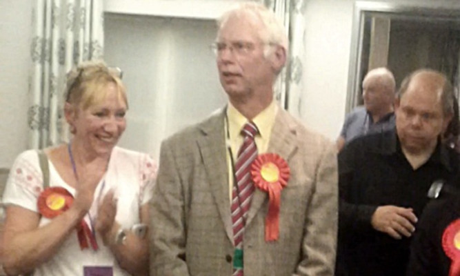 Winning candidate John Wincott.