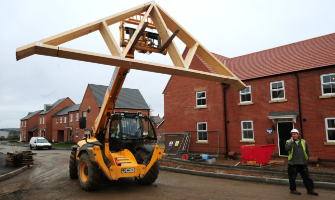 General view of new houses under construction in Derbyshire. PRESS ASSOCIATION Photo. Picture date: Tuesday February 28, 2012. See PA story. Photo credit should read: Rui Vieira/PA Wire