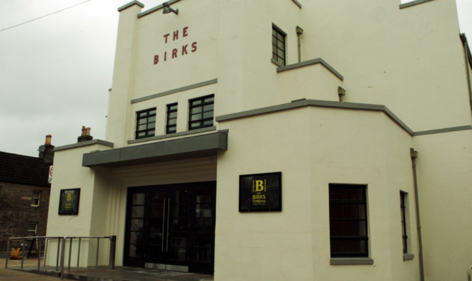 The Birks Cinema in Aberfeldy has received £100,000 from windfarm developers.