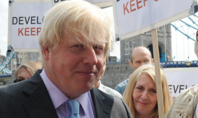 Boris Johnson's distinctive appearance helped his recognition figures.