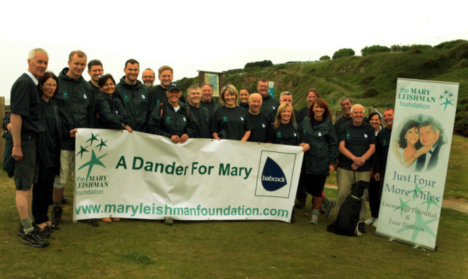 The walkers on the Fife Coastal Path are remembering Henk Segerius, a stalwart of the Dander for Mary fundraising event, this year.